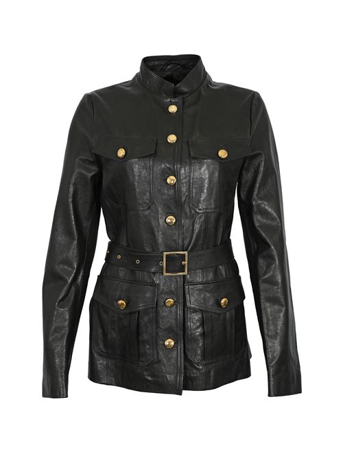 Giacca Delia in pelle Semicouture | Y5WT25Y69-0