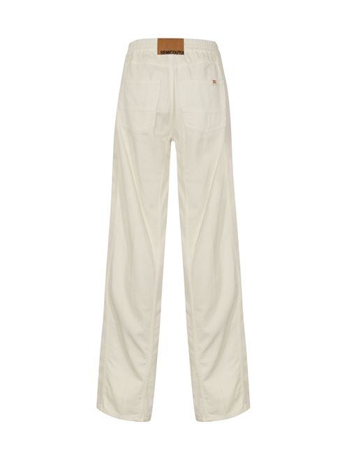Pantalone Ophelia in denim bianco Semicouture | Y5WY06A01-0