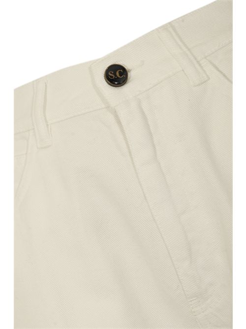 Pantalone Ophelia in denim bianco Semicouture | Y5WY06A01-0
