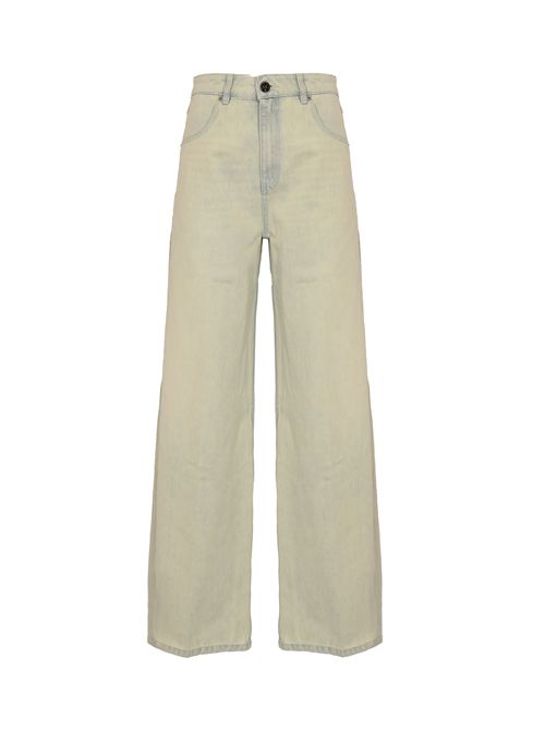 Jeans Fernana a gamba ampia in denim chiaro Semicouture | Y5WY30JNS63