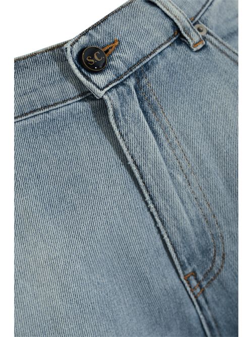 Jeans Dottie in denim sfumato Semicouture | Y5WY33SFM16