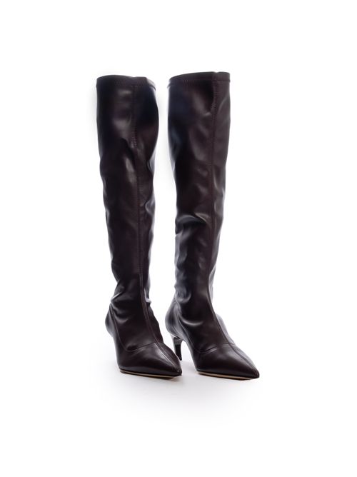 Stivale alto in pelle Semicouture | Y5WZ45U89-0
