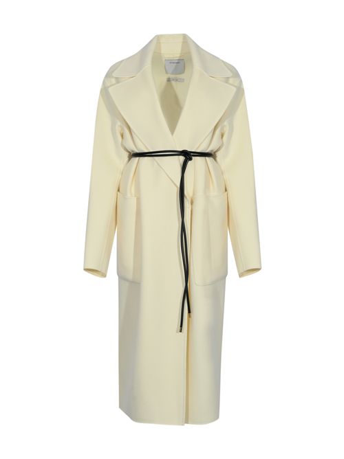 Cappotto a vestaglia Abate in double con cintura effetto pelle SPORTMAX | 2522016031600018