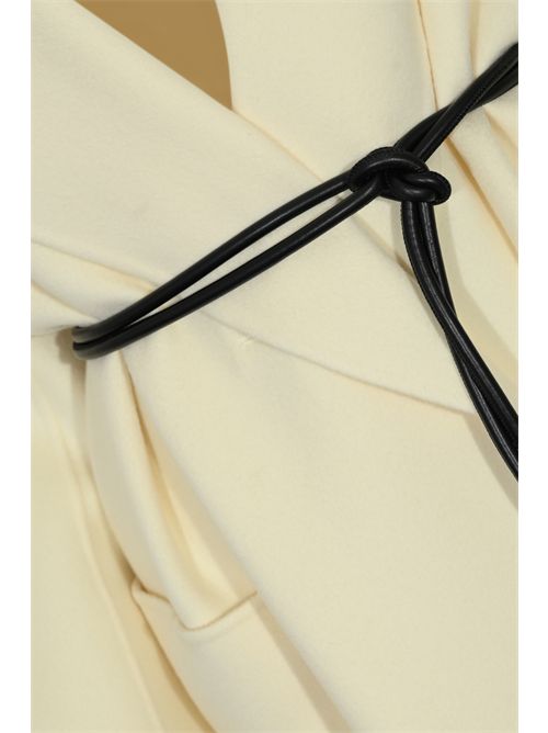 Cappotto a vestaglia Abate in double con cintura effetto pelle SPORTMAX | 2522016031600018