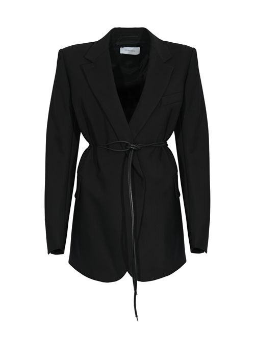 Blazer Glassa in tela doppia di viscosa stretch con cintura SPORTMAX | 2522046031600001