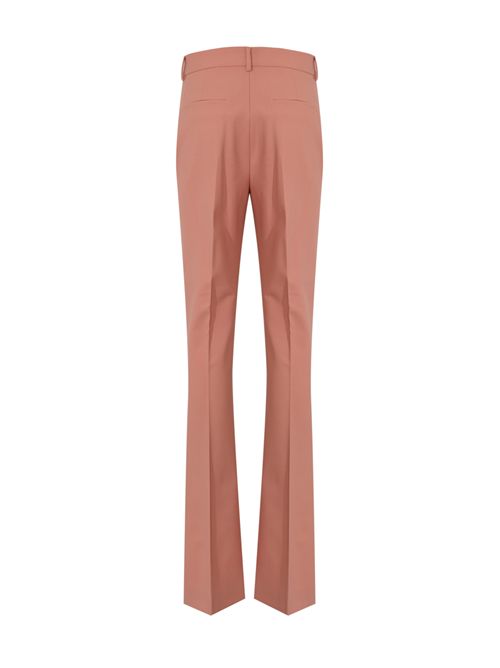 Pantalone aderente flare Febe in saglia di lana stretch Rosa antico SPORTMAX | 2522136082600002