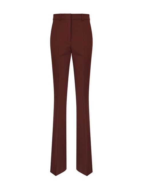 Pantalone aderente flare Febe in saglia di lana stretch Vinaccia SPORTMAX | 2522136082600003