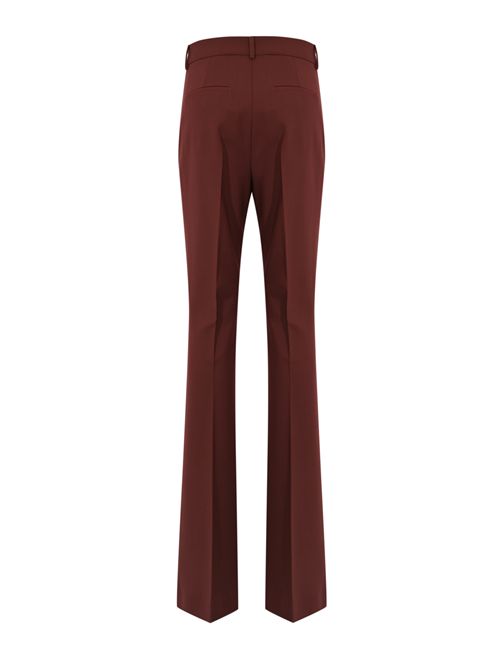 Pantalone aderente flare Febe in saglia di lana stretch Vinaccia SPORTMAX | 2522136082600003