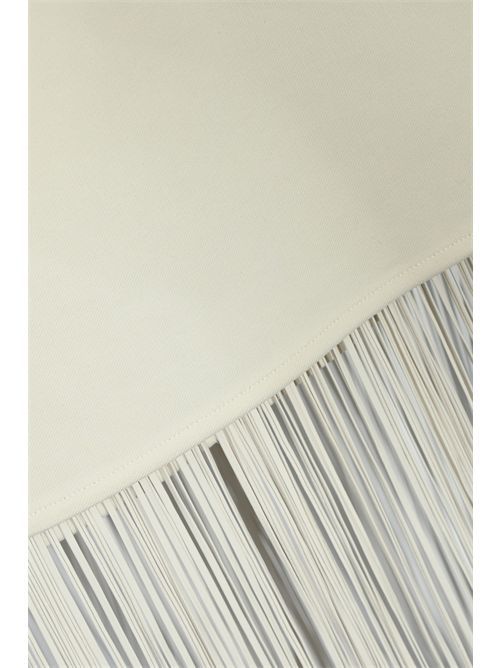 Abito girocollo Finnici in cady doppio di cotone e viscosa con frange SPORTMAX | 2522226021600001