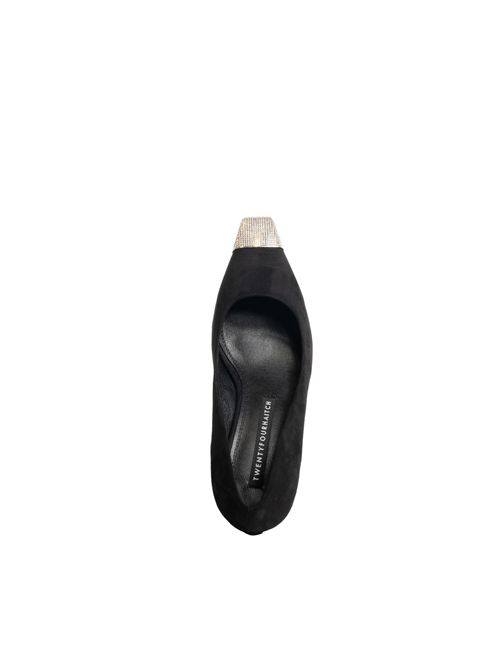 Décolleté Polaris in camoscio nero TWENTYFOURHAITCH | S0046NER