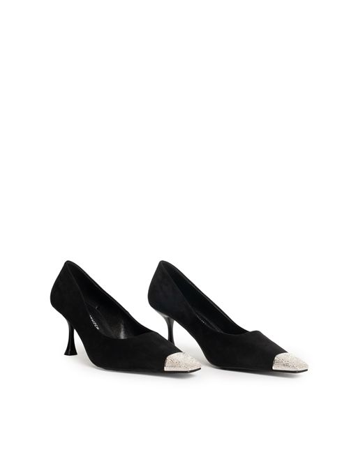 Décolleté Polaris in camoscio nero TWENTYFOURHAITCH | S0046NER