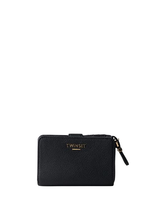 Portafoglio effetto pelle con zip TWINSET | 252TB701700006