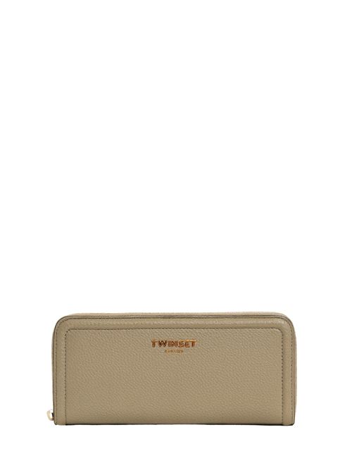 Portafoglio Brera effetto pelle Fango TWINSET | 252TB706400021