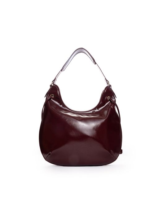 Borsa Hobo effetto vernice con logo TWINSET | 252TB708005609