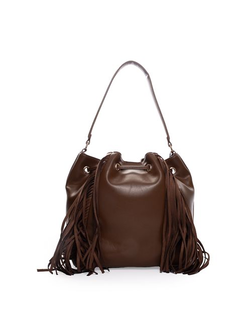 Borsa a secchiello Melrose con frange TWINSET | 252TB712000203