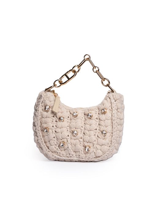 Borsa Croissant in maglia crochet TWINSET | 252TB720007222