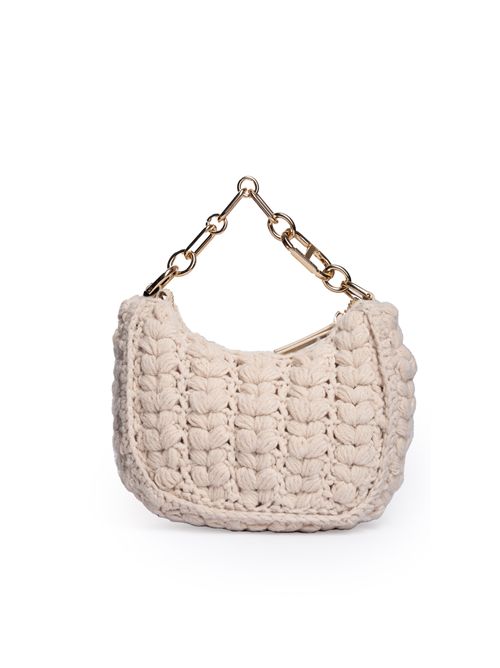 Borsa Croissant in maglia crochet TWINSET | 252TB720007222