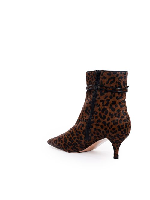 Stivaletti in pelle animalier TWINSET | 252TCP22212618