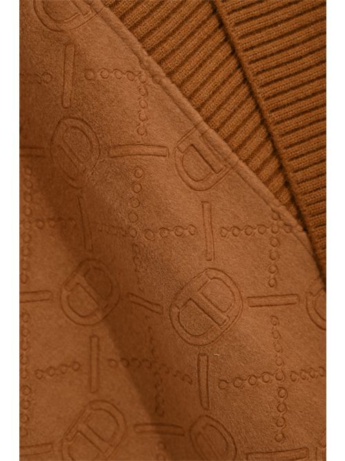 Poncho in panno con Oval T Alpaca TWINSET | 252TO542012538