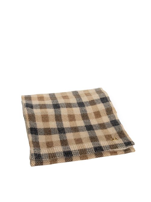 Sciarpa in misto lanae mohair a quadri TWINSET | 252TO561013042