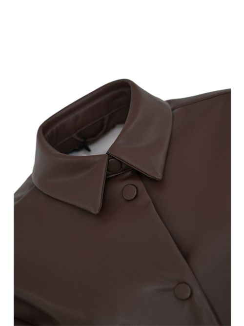 Giacca effetto pelle con maniche a palloncino TWINSET | 252TP209000203