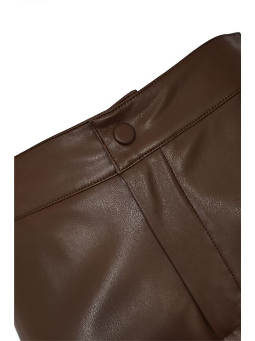 Pantalone in tessuto spalmato effetto pelle TWINSET | 252TP209100203