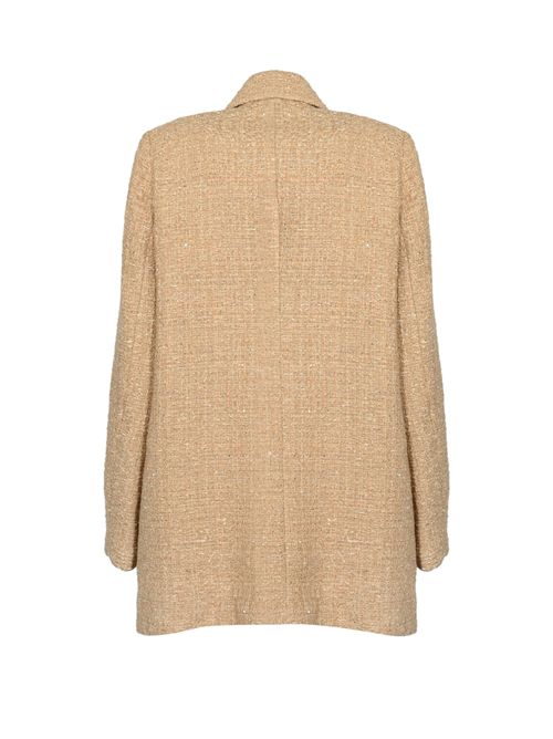 Cappotto in boucle lurex con paillettes TWINSET | 252TP214112778