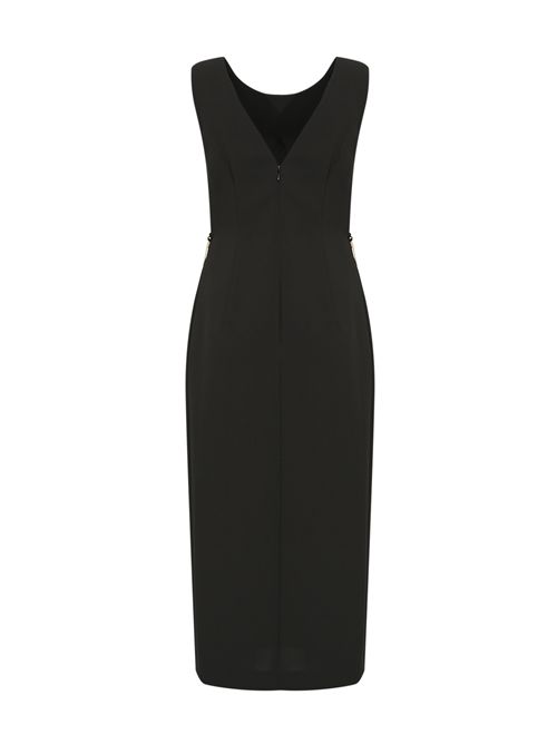 Abito in crepe con cintura Nero TWINSET | 252TP230000006