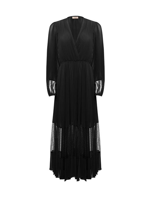 Abito in tulle plissettato Nero TWINSET | 252TP264100006