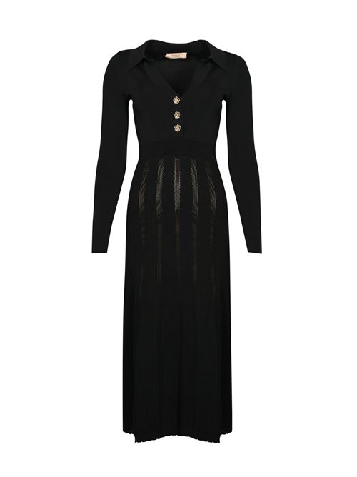 Abito in maglia di viscosa con trasparenze TWINSET | 252TP311000006