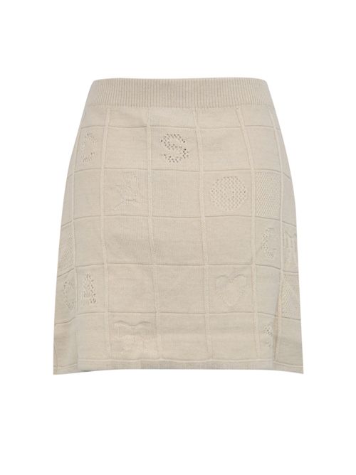 Gonna in filato di lana Treeblend con ricami TWINSET | 252TP331100522