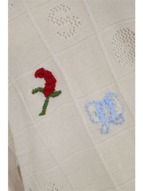 Maglia in filato di lana Treeblend con ricami TWINSET | 252TP331300522