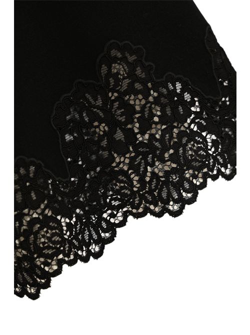 Gonna longuette in maglia di viscosa con pizzo TWINSET | 252TP339000006