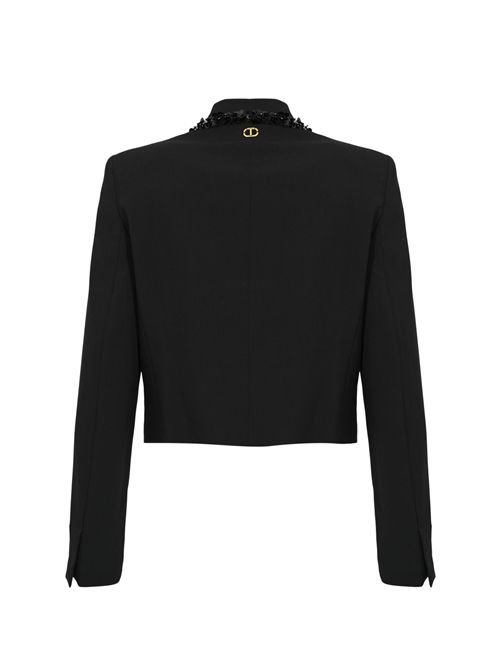 Giacca in crêpe con ricami di paillettes TWINSET | 252TT223000006
