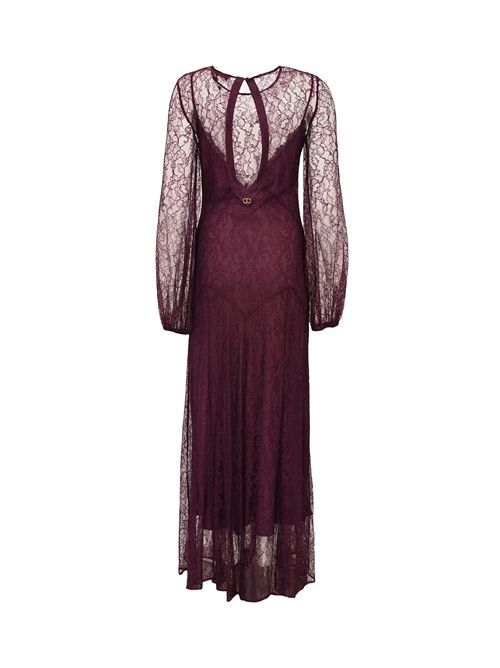Abito lungo in pizzo e viscosa TWINSET | 252TT226112635