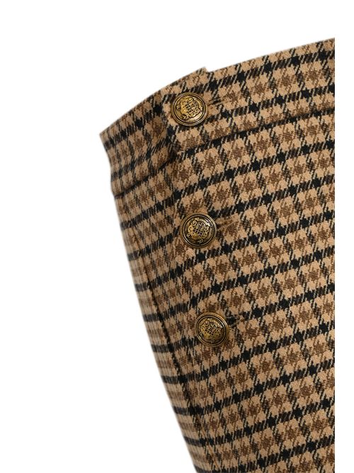 Pantaloni in misto lana check TWINSET | 252TT242112884