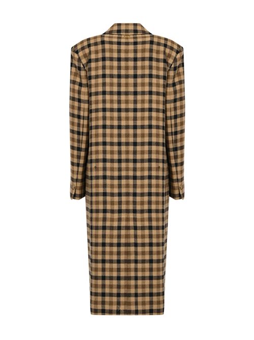 Cappotto in misto lana check TWINSET | 252TT243012885