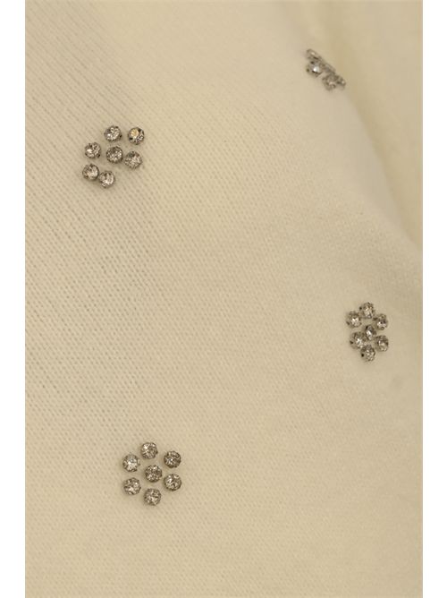 Maglia in misto angora con ricamo gioiello TWINSET | 252TT318100282