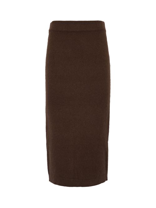 Gonna longuette in maglia di misto angora TWINSET | 252TT318611054