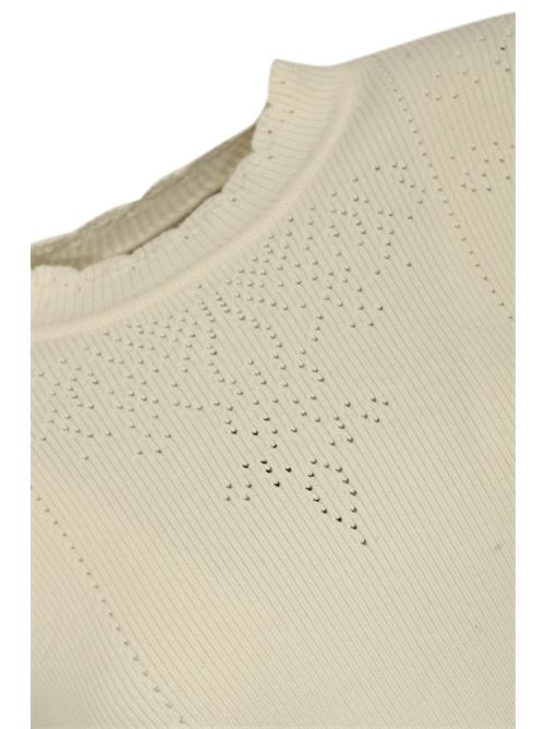 Maglia cropped in misto lana con smerli TWINSET | 252TT321000282