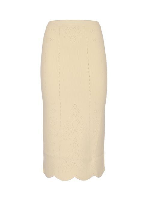 Gonna midi in maglia di lana e viscosa TWINSET | 252TT321500282