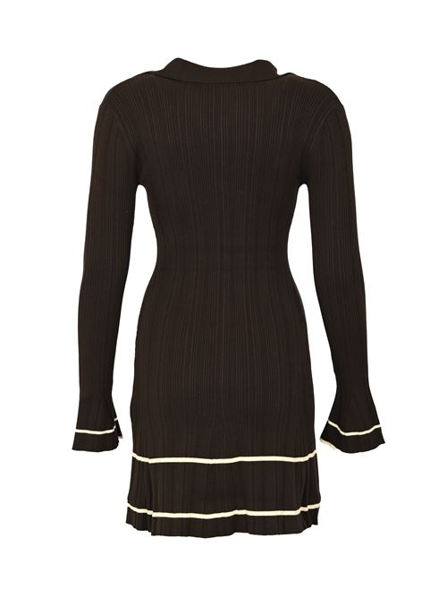 Abito in maglia di viscosa a costine TWINSET | 252TT323012996