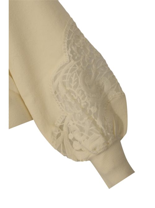 Maglia con intarsi ricamati in misto lana TWINSET | 252TT344000282