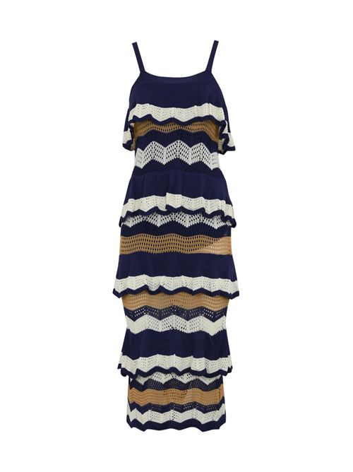 Abito in maglia crochet AMOSA | A25SSABM10UV