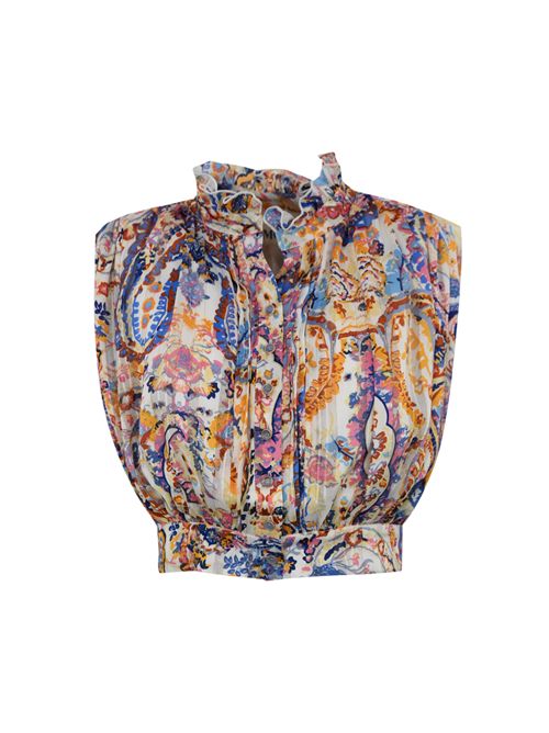 Camicia con stampa cachemire AMOSA | A25SSCA11UV