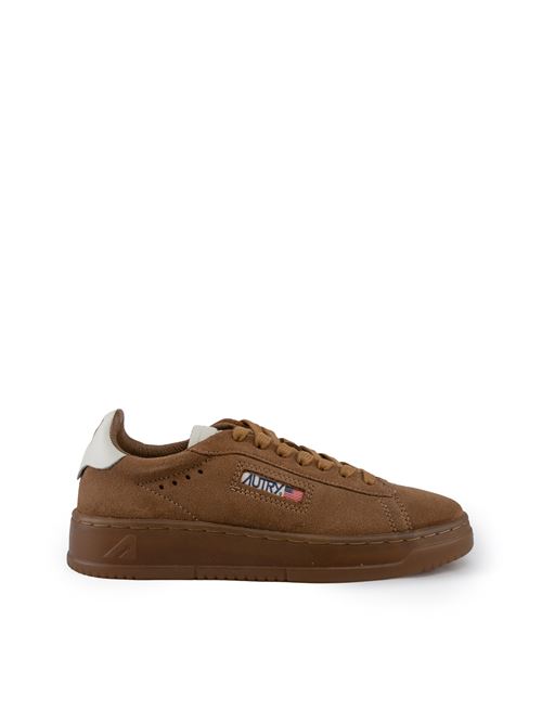 Sneakers Dallas Low in suede Marshmallow e Cigar AUTRY | ADLWUE11