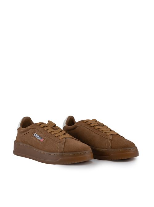 Sneakers Dallas Low in suede Marshmallow e Cigar AUTRY | ADLWUE11