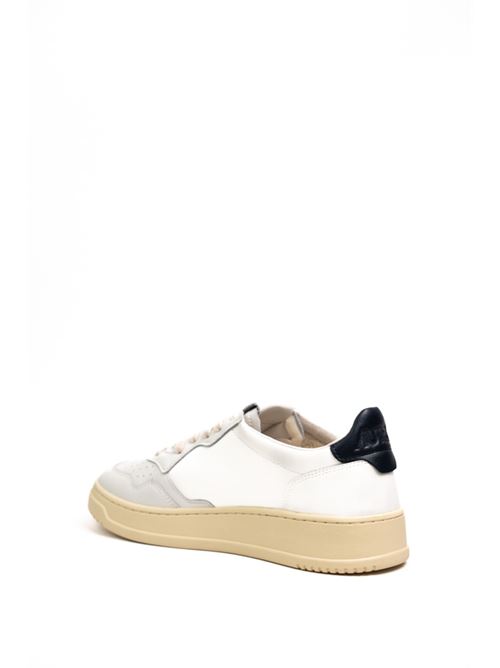 Sneakers Autry Medalist Low in pelle Bianco/Blu AUTRY | AULMLL12