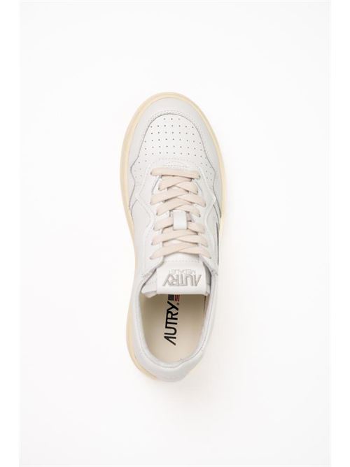 Sneakers Autry Medalist Low in pelle Bianco AUTRY | AULMLL15