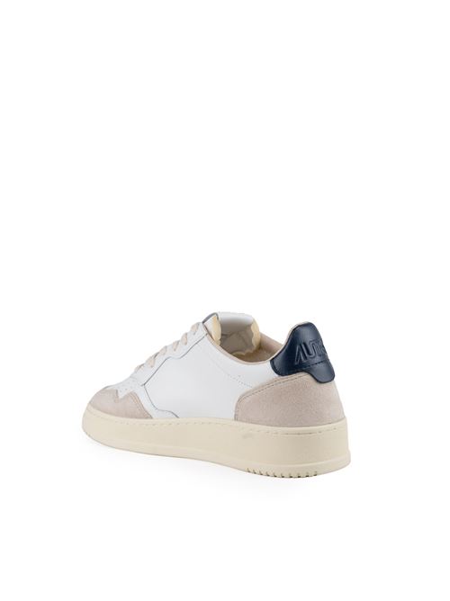 Sneakers Autry Medalist Low in pelle e suede Bianco/Blu AUTRY | AULMLS28